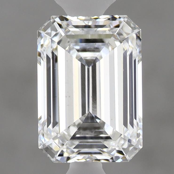 1.58 Carat Emerald Shaped, Ideal Cut, D Color, VS2 Clarity, IGI Certified Lab Grown Diamond