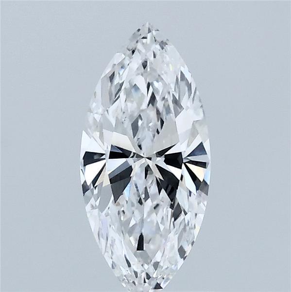 0.71 Carat Marquise Shaped, Ideal Cut, D Color, VVS2 Clarity, IGI Certified Lab Grown Diamond
