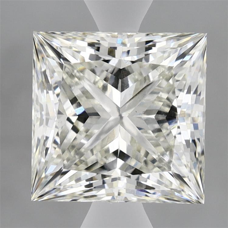 3.02 Carat Princess Shaped, Ideal Cut, H Color, VS1 Clarity, IGI Certified Lab Grown Diamond