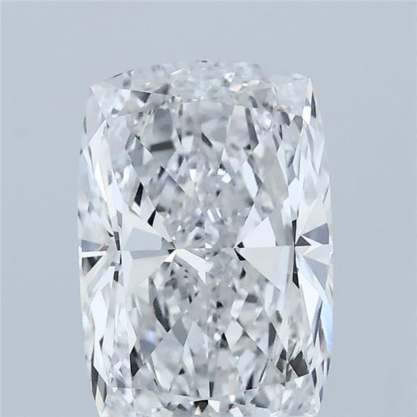 2.00 Carat Cushion Shaped, Excellent Cut, D Color, VVS2 Clarity, IGI Certified Lab Grown Diamond