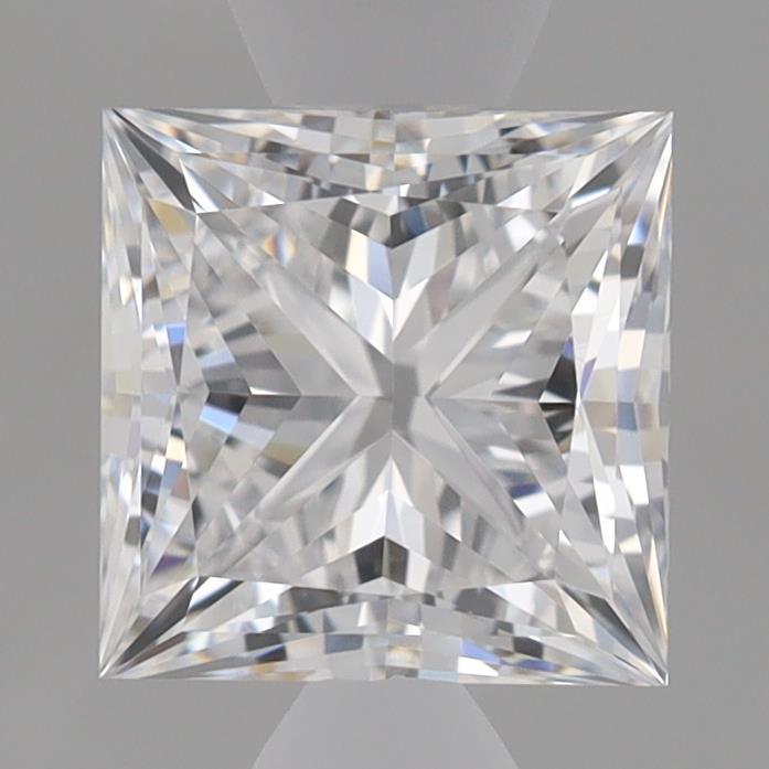 1.07 Carat Princess Shaped, Ideal Cut, D Color, IF Clarity, IGI Certified Lab Grown Diamond