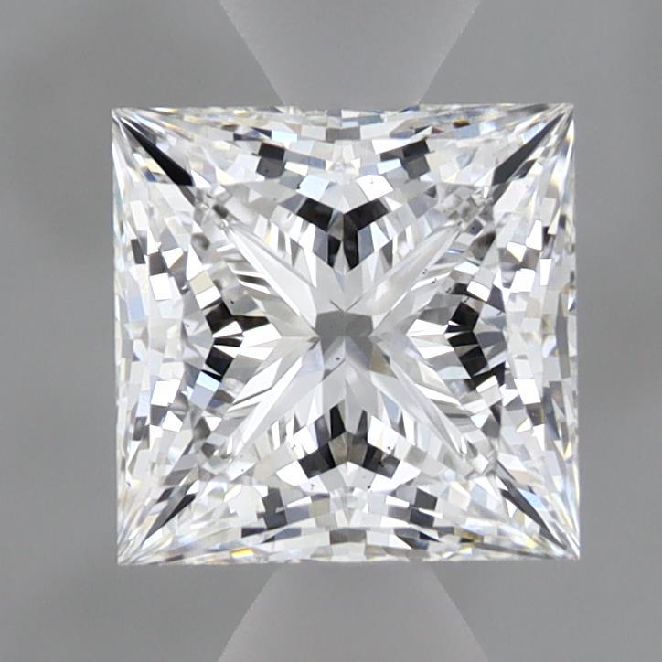 1.52 Carat Princess Shaped, Ideal Cut, E Color, VS2 Clarity, IGI Certified Lab Grown Diamond