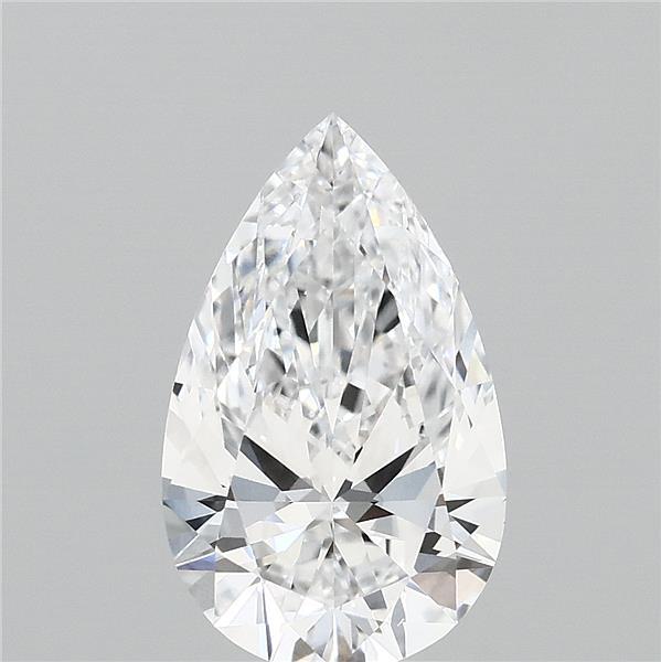 2.02 Carat Pear Shaped, Ideal Cut, D Color, VVS1 Clarity, IGI Certified Lab Grown Diamond