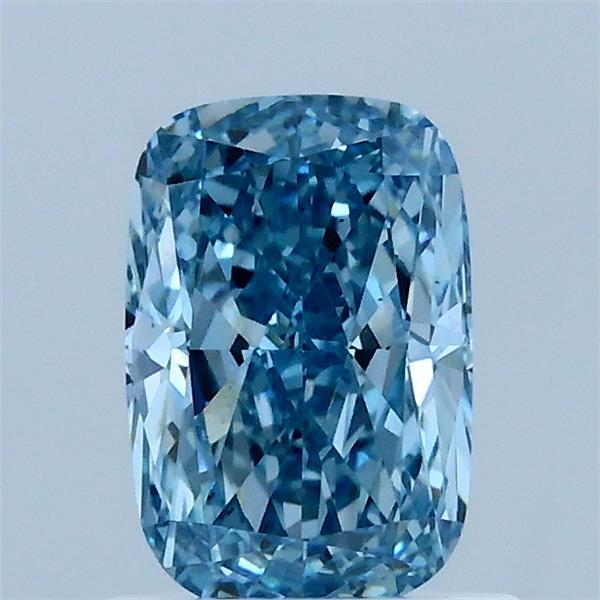 1.05 Carat Cushion Shaped, Ideal Cut, FANCY VIVID BLUE Color, VS2 Clarity, IGI Certified Lab Grown Diamond