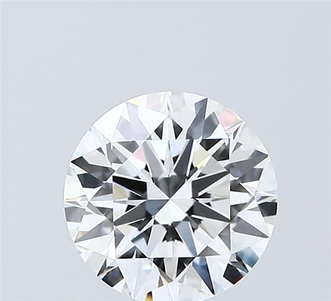2.01 Carat Round Shaped, Ideal Cut, D Color, VVS2 Clarity, IGI Certified Lab Grown Diamond
