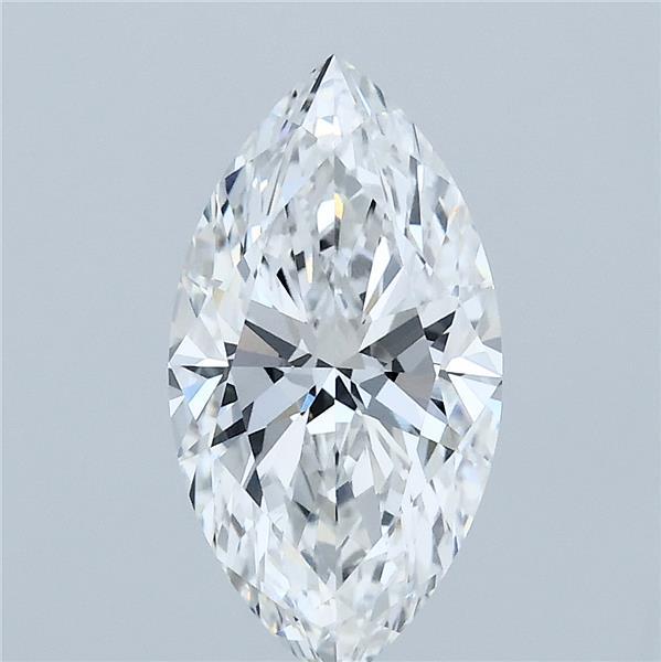 1.96 Carat Marquise Shaped, Ideal Cut, E Color, VVS1 Clarity, IGI Certified Lab Grown Diamond