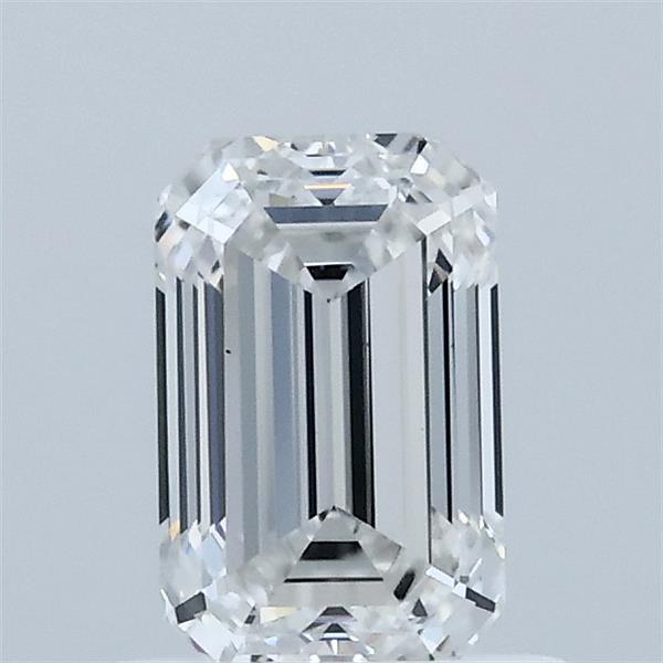 1.00 Carat Emerald Shaped, Very Good Cut, D Color, VS1 Clarity, IGI Certified Lab Grown Diamond