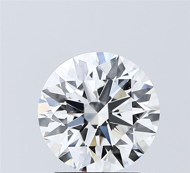 2.01 Carat Round Shaped, Ideal Cut, D Color, VS1 Clarity, IGI Certified Lab Grown Diamond