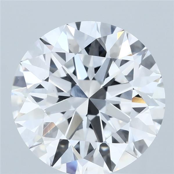 4.00 Carat Round Shaped, Excellent Cut, E Color, VS1 Clarity, IGI Certified Lab Grown Diamond