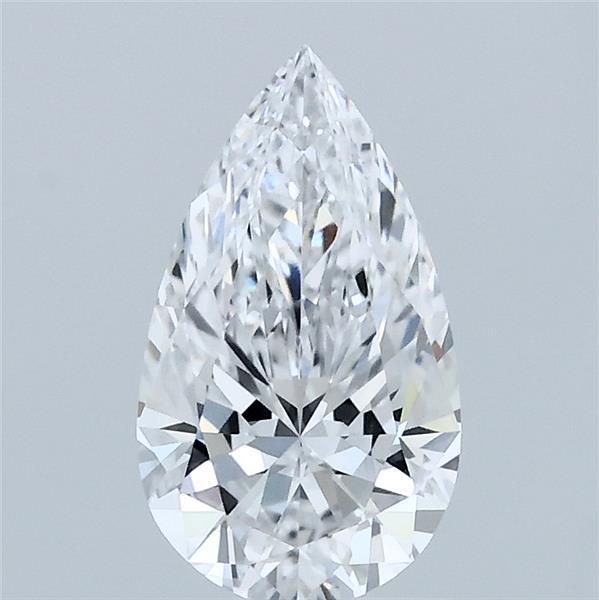 1.03 Carat Pear Shaped, Ideal Cut, D Color, VVS1 Clarity, IGI Certified Lab Grown Diamond