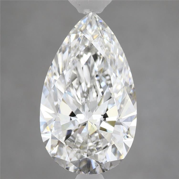 2.77 Carat Pear Shaped, Ideal Cut, F Color, VS1 Clarity, IGI Certified Lab Grown Diamond
