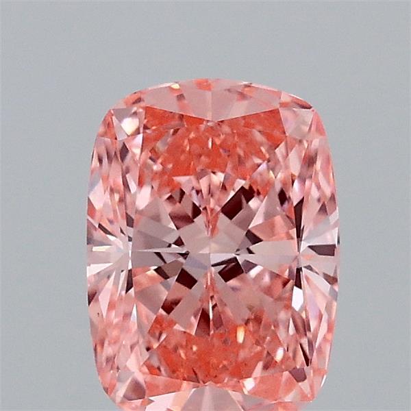 1.02 Carat Cushion Shaped, Excellent Cut, FANCY VIVID PINK Color, VS1 Clarity, IGI Certified Lab Grown Diamond