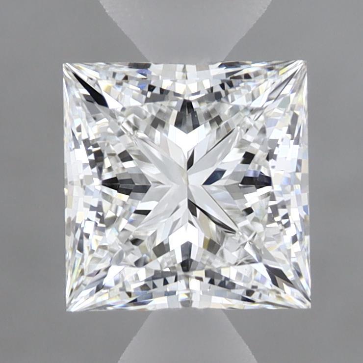 1.56 Carat Princess Shaped, Ideal Cut, D Color, VS1 Clarity, IGI Certified Lab Grown Diamond
