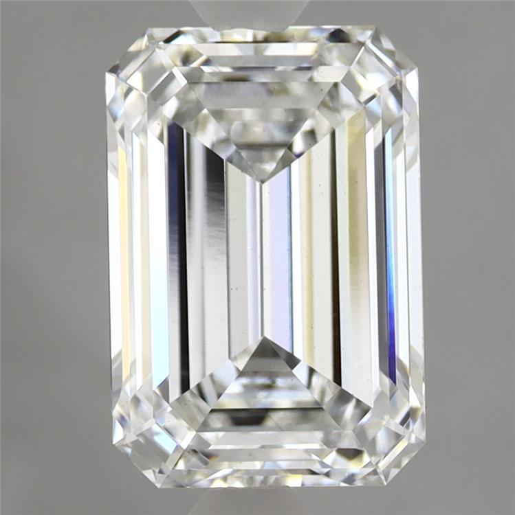 2.69 Carat Emerald Shaped, Ideal Cut, E Color, VS2 Clarity, IGI Certified Lab Grown Diamond