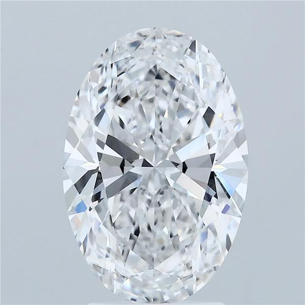 3.03 Carat Oval Shaped, Ideal Cut, D Color, VVS2 Clarity, IGI Certified Lab Grown Diamond