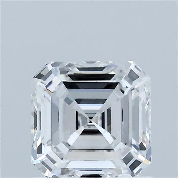 1.03 Carat Asscher Shaped, Excellent Cut, E Color, VS1 Clarity, IGI Certified Lab Grown Diamond