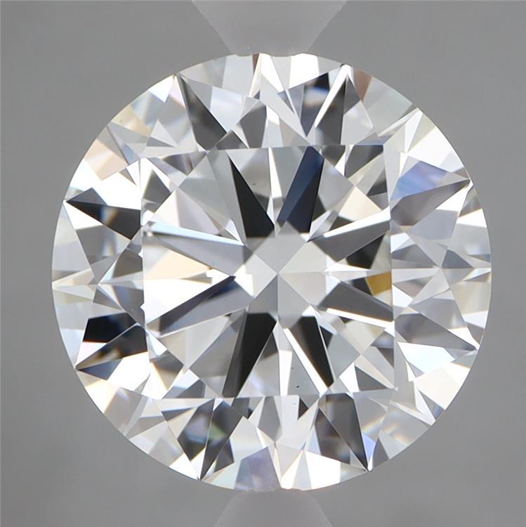 4.00 Carat Round Shaped, Ideal Cut, F Color, VS1 Clarity, IGI Certified Lab Grown Diamond