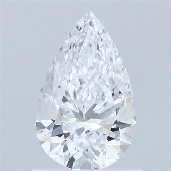 0.87 Carat Pear Shaped, Ideal Cut, D Color, VVS2 Clarity, IGI Certified Lab Grown Diamond