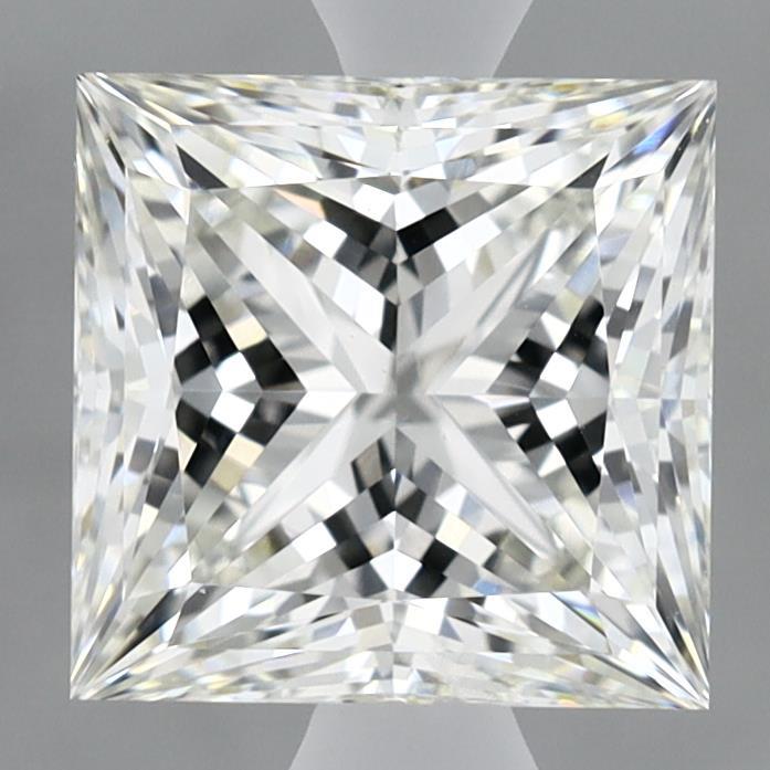 2.49 Carat Princess Shaped, Ideal Cut, G Color, VVS2 Clarity, IGI Certified Lab Grown Diamond