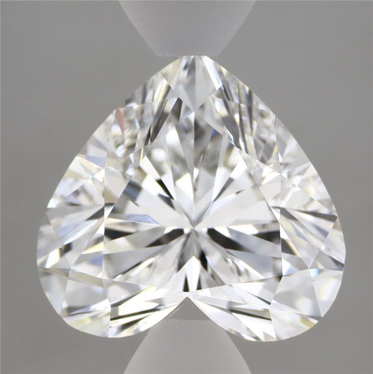 3.03 Carat Heart Shaped, Ideal Cut, D Color, VVS2 Clarity, IGI Certified Lab Grown Diamond