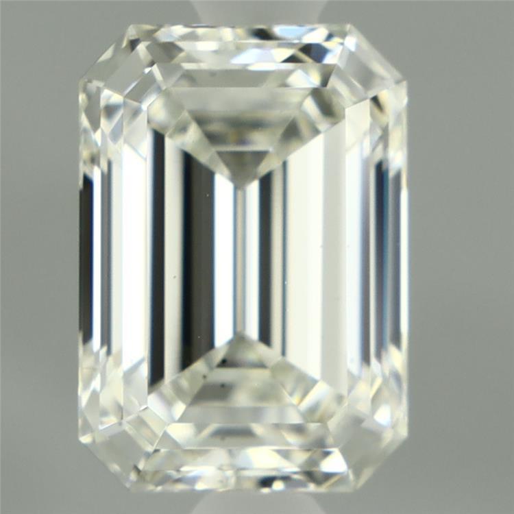 1.56 Carat Emerald Shaped, Ideal Cut, G Color, VS2 Clarity, IGI Certified Lab Grown Diamond