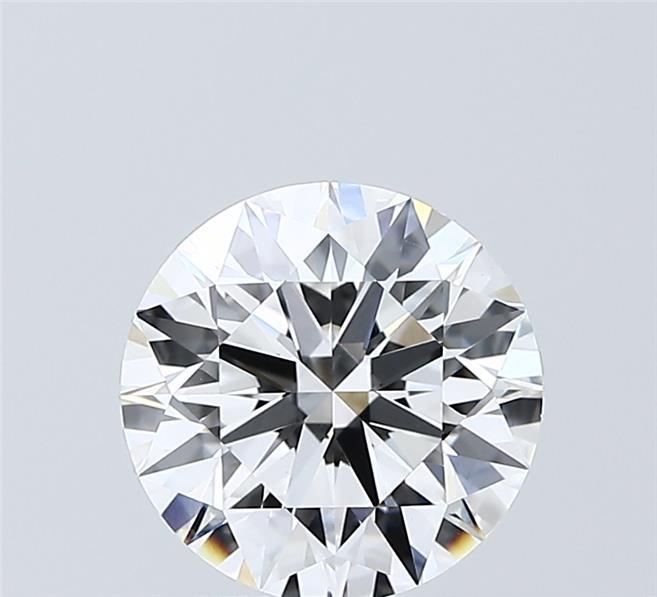 2.01 Carat Round Shaped, Ideal Cut, D Color, VVS2 Clarity, IGI Certified Lab Grown Diamond