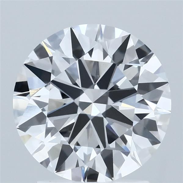 2.03 Carat Round Shaped, Ideal Cut, D Color, VVS2 Clarity, IGI Certified Lab Grown Diamond