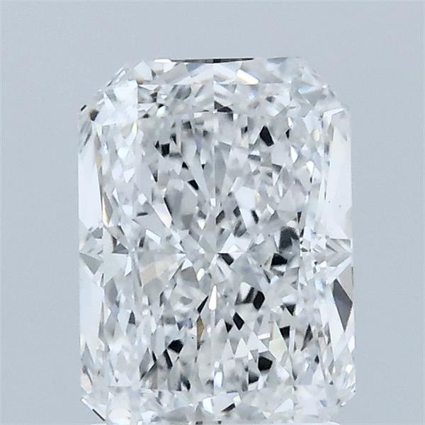 1.50 Carat Radiant Shaped, Ideal Cut, E Color, VS1 Clarity, IGI Certified Lab Grown Diamond