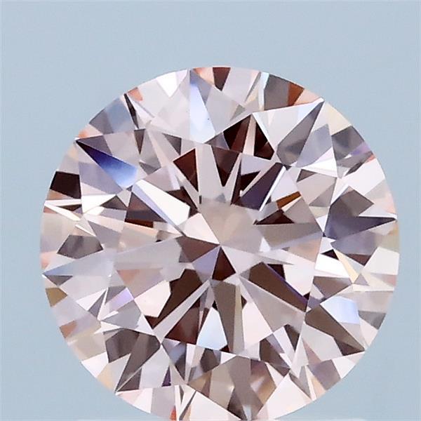 1.41 Carat Round Shaped, Ideal Cut, FANCY INTENSE PINK Color, VVS2 Clarity, IGI Certified Lab Grown Diamond