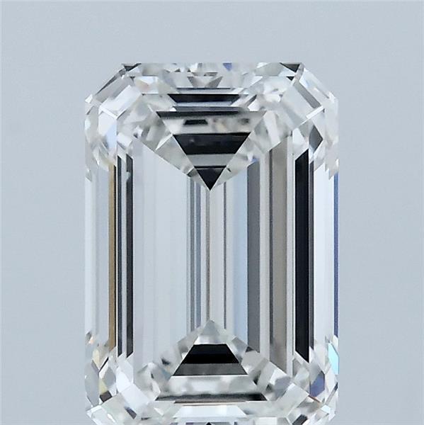 2.02 Carat Emerald Shaped, Ideal Cut, F Color, VVS2 Clarity, IGI Certified Lab Grown Diamond