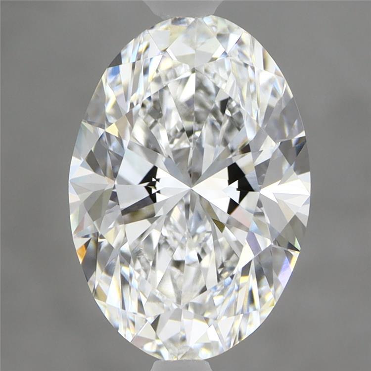3.08 Carat Oval Shaped, Excellent Cut, D Color, VVS2 Clarity, IGI Certified Lab Grown Diamond
