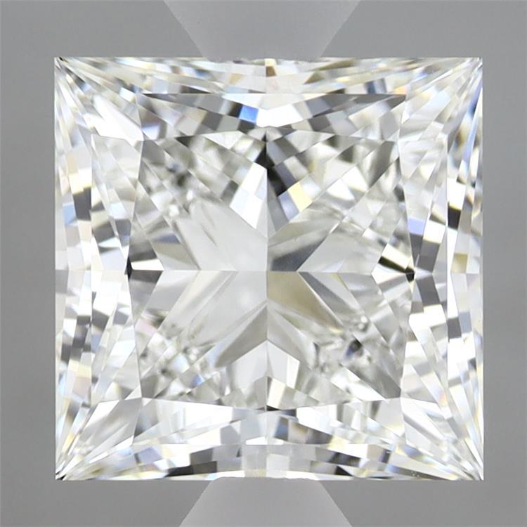 2.99 Carat Princess Shaped, Ideal Cut, F Color, VVS2 Clarity, IGI Certified Lab Grown Diamond
