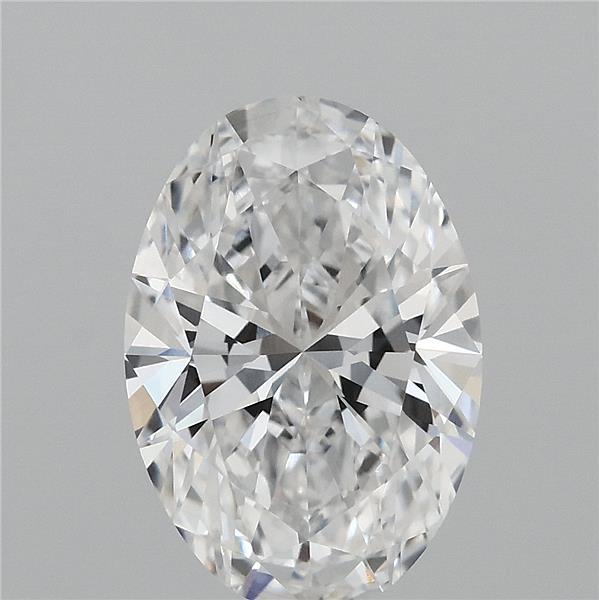 3.05 Carat Oval Shaped, Ideal Cut, D Color, VVS1 Clarity, IGI Certified Lab Grown Diamond