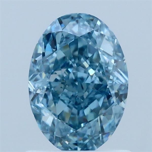 1.28 Carat Oval Shaped, Very Good Cut, FANCY VIVID BLUE Color, VVS2 Clarity, IGI Certified Lab Grown Diamond