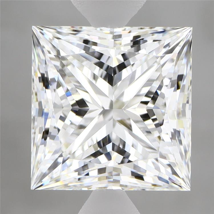 5.11 Carat Princess Shaped, Ideal Cut, E Color, VS1 Clarity, IGI Certified Lab Grown Diamond