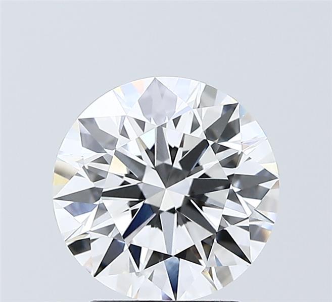 2.04 Carat Round Shaped, Ideal Cut, E Color, VVS2 Clarity, IGI Certified Lab Grown Diamond