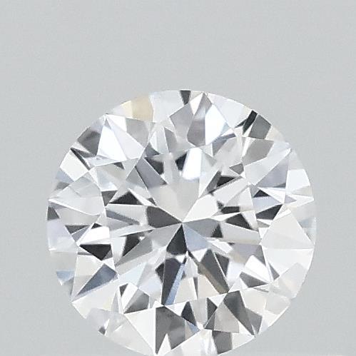 0.38 Carat Round Shaped, Excellent Cut, D Color, VVS2 Clarity, IGI Certified Lab Grown Diamond