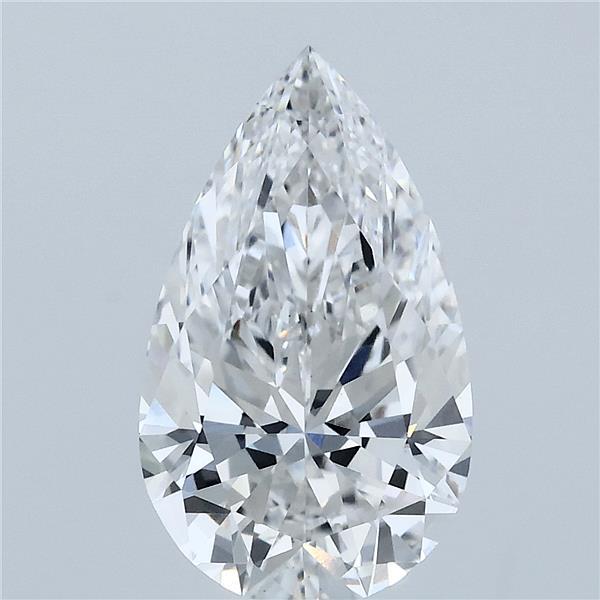 3.00 Carat Pear Shaped, Ideal Cut, F Color, VS1 Clarity, IGI Certified Lab Grown Diamond
