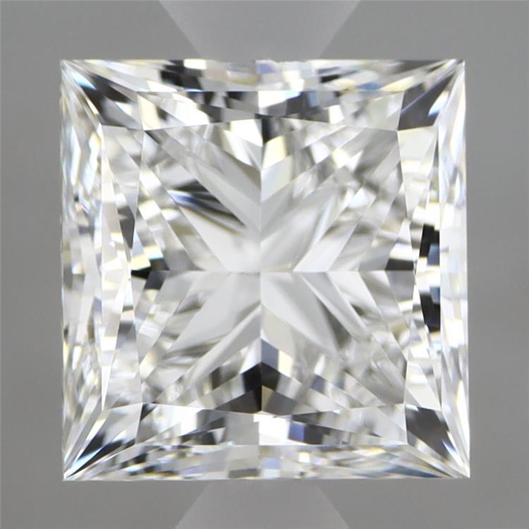 2.72 Carat Princess Shaped, Ideal Cut, E Color, VVS1 Clarity, IGI Certified Lab Grown Diamond