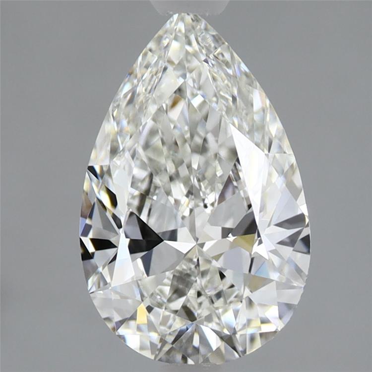 1.86 Carat Pear Shaped, Excellent Cut, F Color, VVS2 Clarity, IGI Certified Lab Grown Diamond