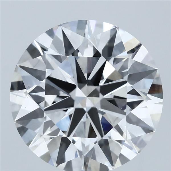 4.09 Carat Round Shaped, Ideal Cut, G Color, VS2 Clarity, IGI Certified Lab Grown Diamond