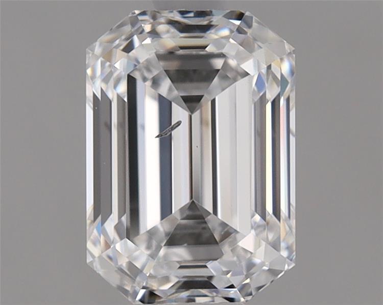 1.71 Carat Emerald Shaped, Ideal Cut, D Color, SI2 Clarity, IGI Certified Lab Grown Diamond