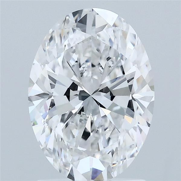 1.76 Carat Oval Shaped, Ideal Cut, D Color, VVS1 Clarity, IGI Certified Lab Grown Diamond