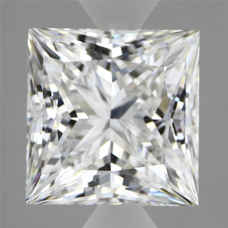 3.01 Carat Princess Shaped, Ideal Cut, E Color, VVS2 Clarity, IGI Certified Lab Grown Diamond