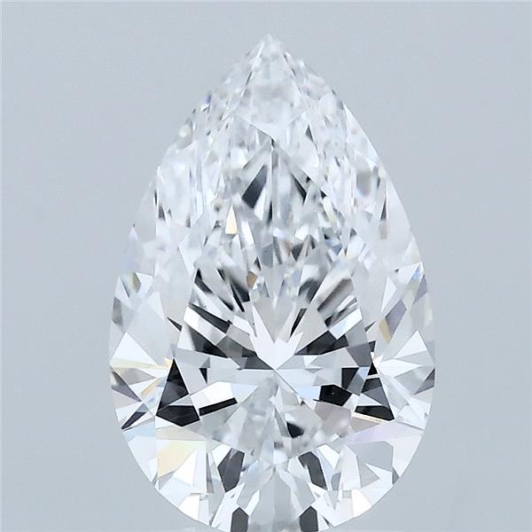 2.10 Carat Pear Shaped, Ideal Cut, D Color, VVS2 Clarity, IGI Certified Lab Grown Diamond