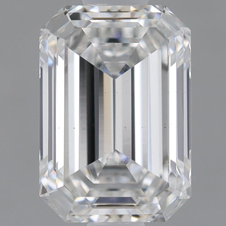 0.95 Carat Emerald Shaped, Excellent Cut, E Color, VS1 Clarity, IGI Certified Lab Grown Diamond
