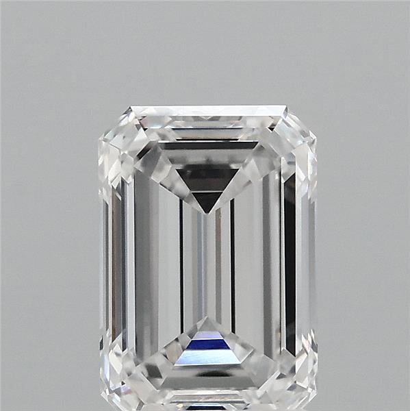 2.01 Carat Emerald Shaped, Ideal Cut, D Color, VVS1 Clarity, IGI Certified Lab Grown Diamond