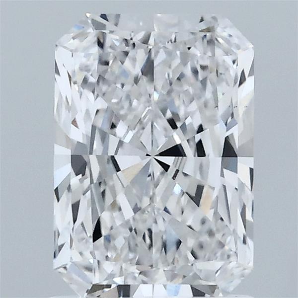 1.53 Carat Radiant Shaped, Ideal Cut, D Color, VS1 Clarity, IGI Certified Lab Grown Diamond