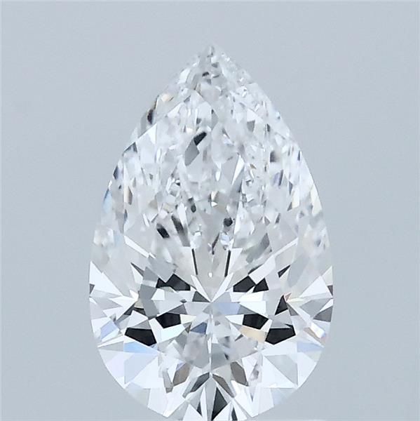 1.07 Carat Pear Shaped, Excellent Cut, D Color, VS1 Clarity, IGI Certified Lab Grown Diamond