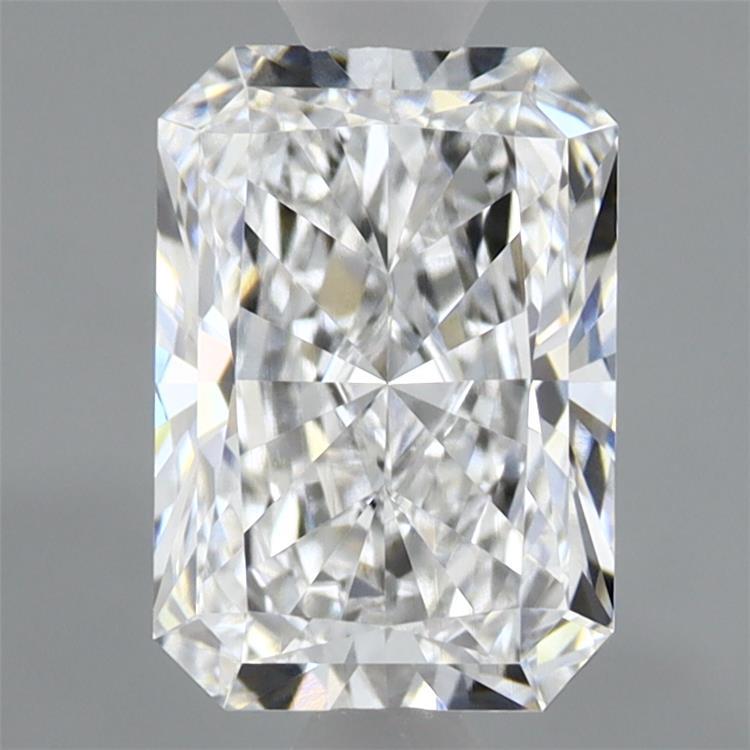 1.90 Carat Radiant Shaped, Ideal Cut, D Color, VVS2 Clarity, IGI Certified Lab Grown Diamond
